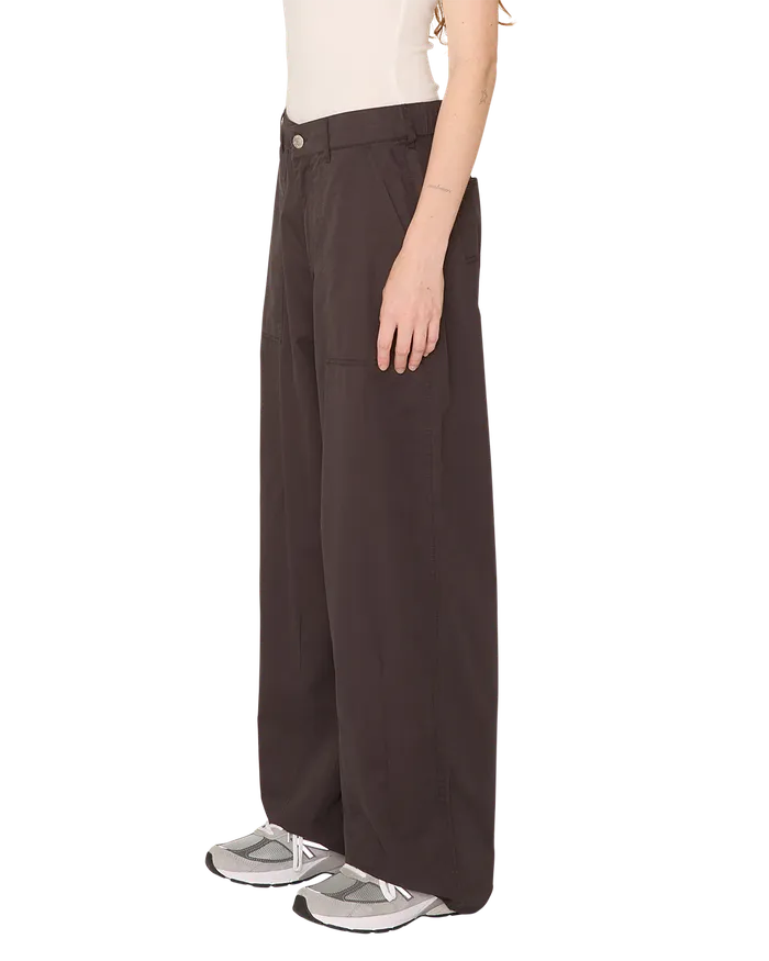 BOTTOMS VOLUME UTILITY PANT Black Coffee 8211 OBEY Clothing Women