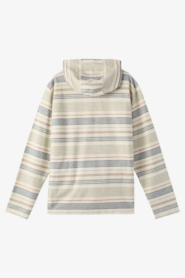 BOY039S BAVARO STRIPE PONCHO FLEECE PULLOVER Cream Kids O039NEILL Boy039S Clothing