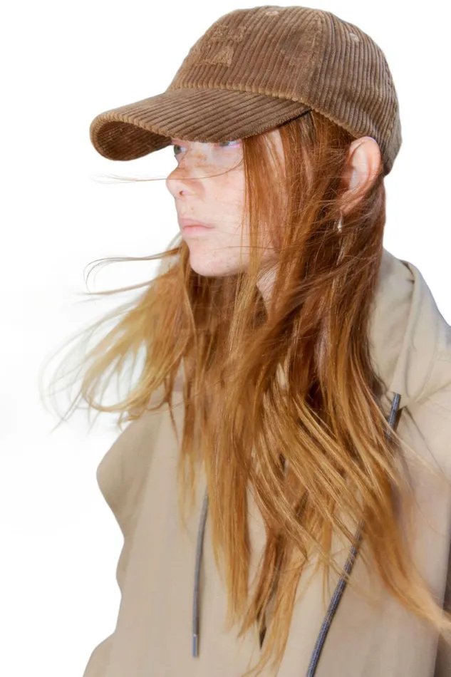 Brown Corduroy Cap Brown Women Bimba Y Lola Hats And Caps