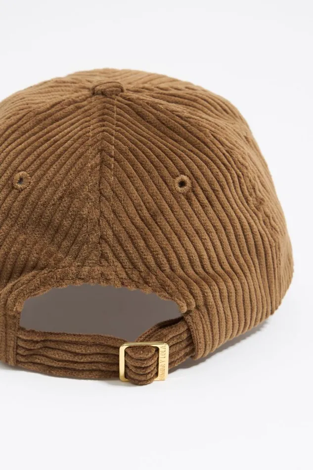 Brown Corduroy Cap Brown Women Bimba Y Lola Hats And Caps Brown Corduroy Cap Brown Women Bimba Y Lola Hats And Caps