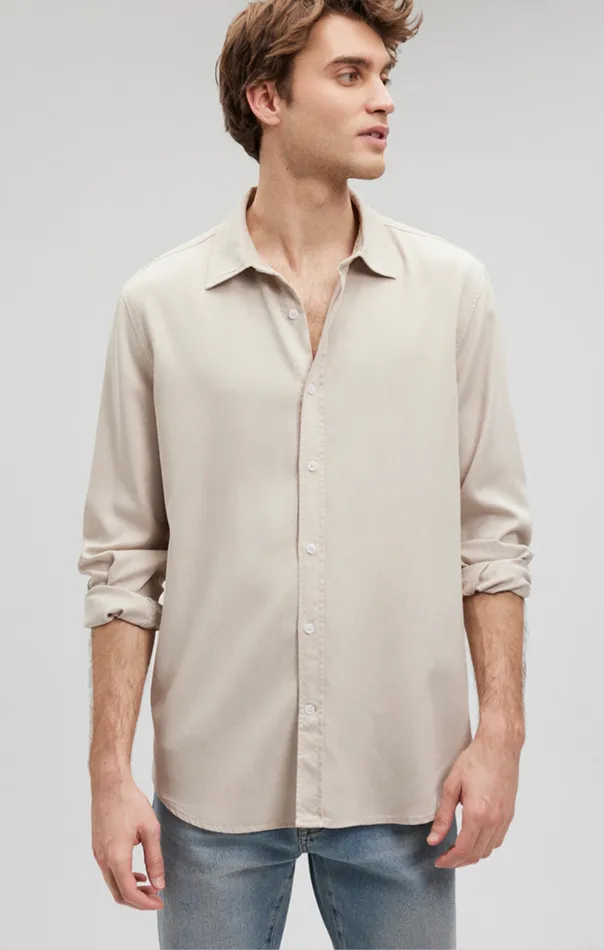 Button UpLong Sleeve Shirt In Moonstruck Men Mavi Jeans TShirts