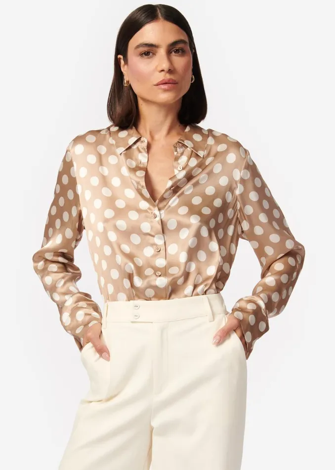 CAMI NYC Bodysuits Women Ursula Bodysuit Macro Dot