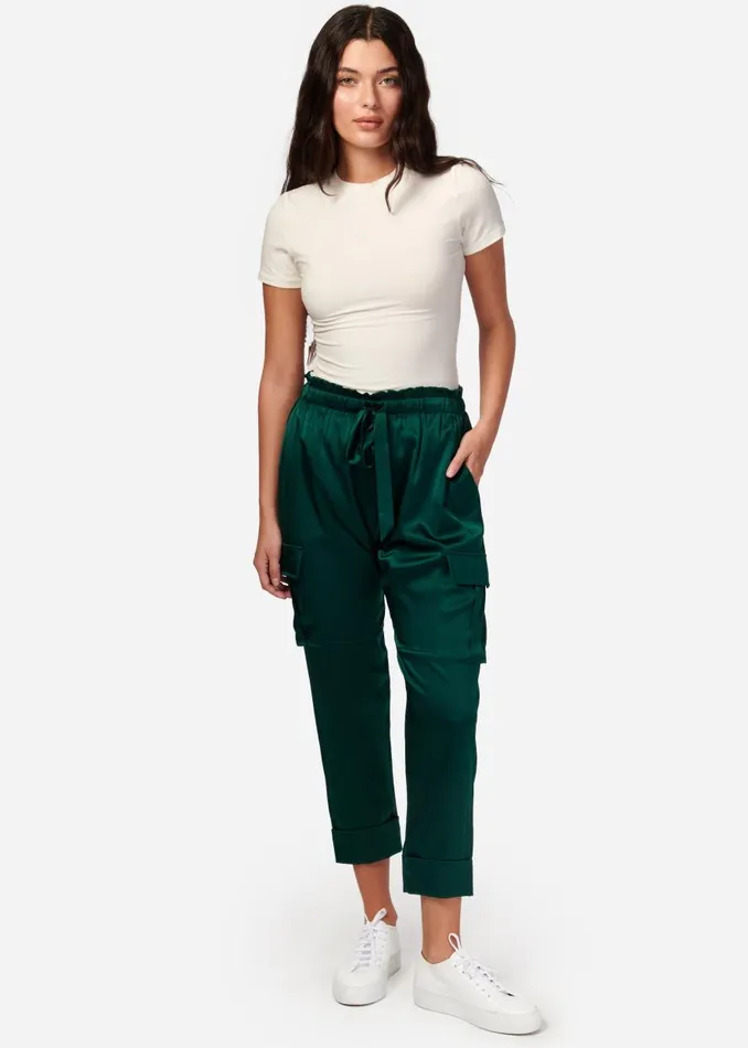 CAMI NYC Bottoms Women Carmen Cargo Pant Pine