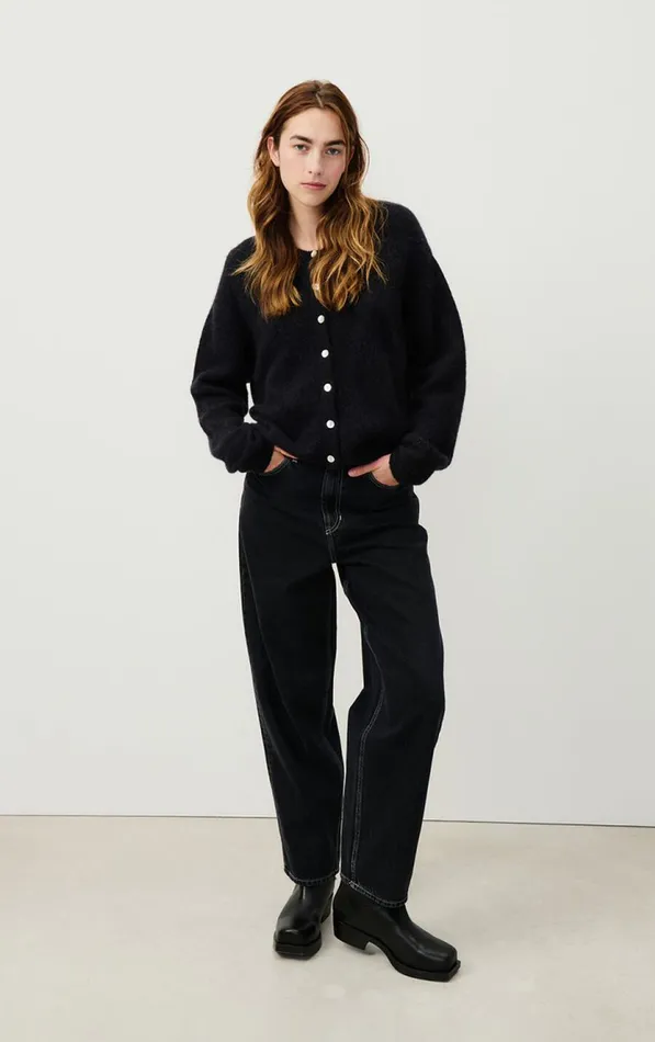 Cardigan Vitow Black Women American Vintage Jumpers and Cardigans Cardigan Vitow Black Women American Vintage Jumpers and Cardigans