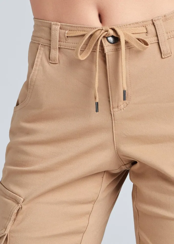 CARGO PANTS Tan Women VENUS Casual