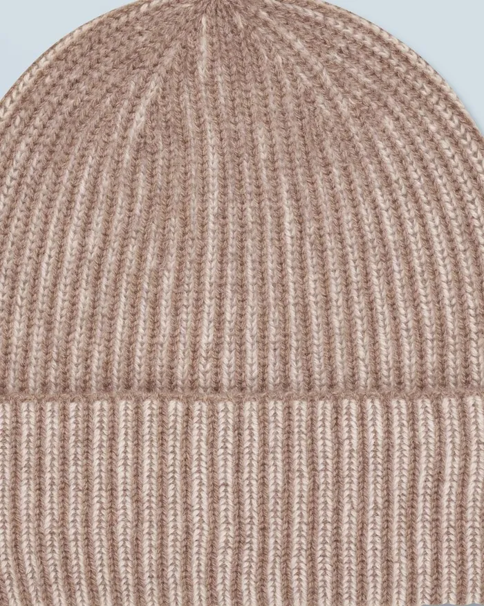 Cashmere Beanies From Future Cuffed Hat Taupe