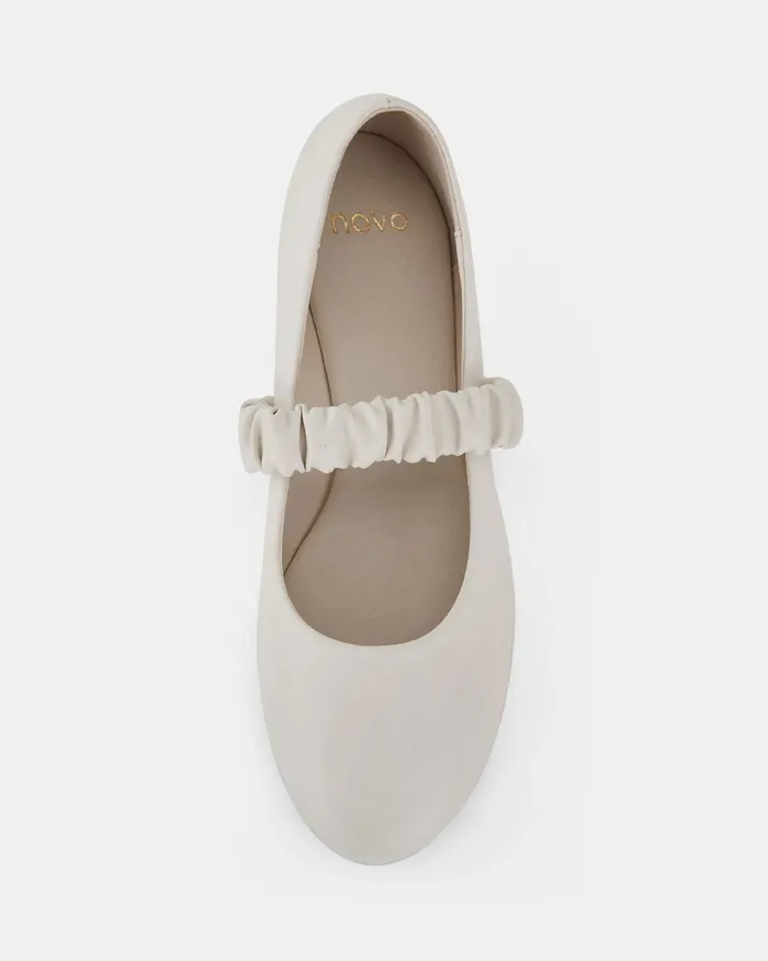 Casuals NOVO Shoes Women CASS CREAM Ballet Flats