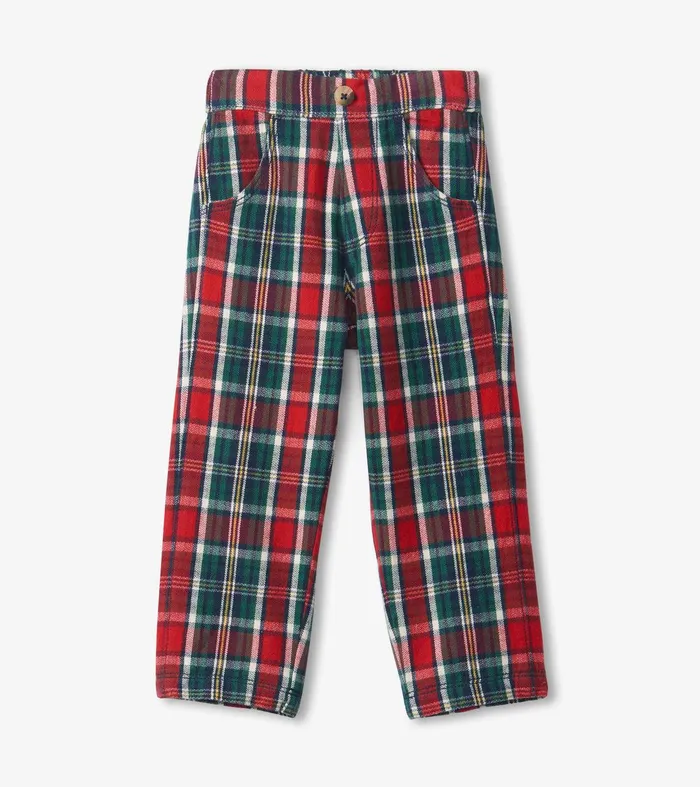 Christmas Plaid Straight Leg Pants Hatley