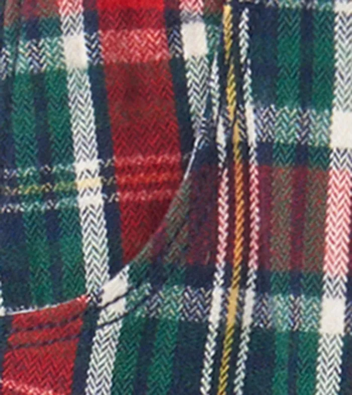 Christmas Plaid Straight Leg Pants Hatley