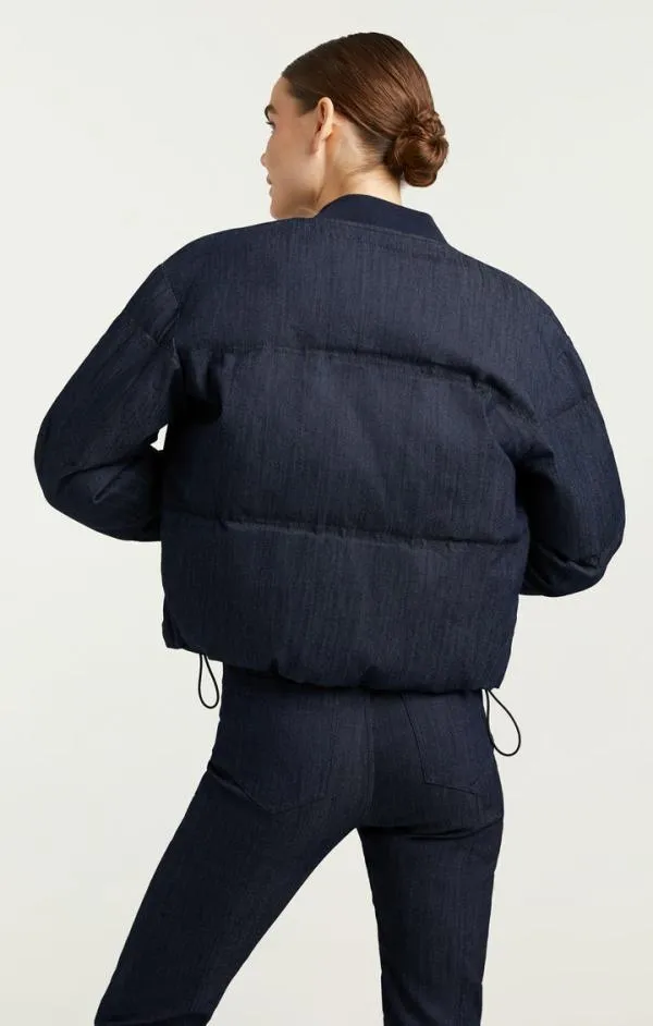 Cinq Sept Denim Maris Puffer Indigo Women Denim