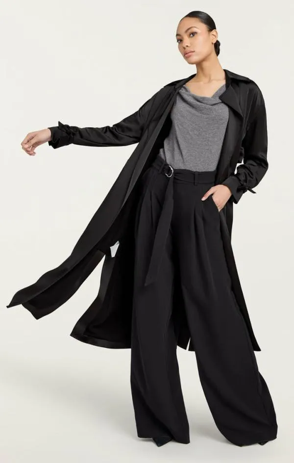 Cinq Sept Jayla Trench Black Women Outerwear