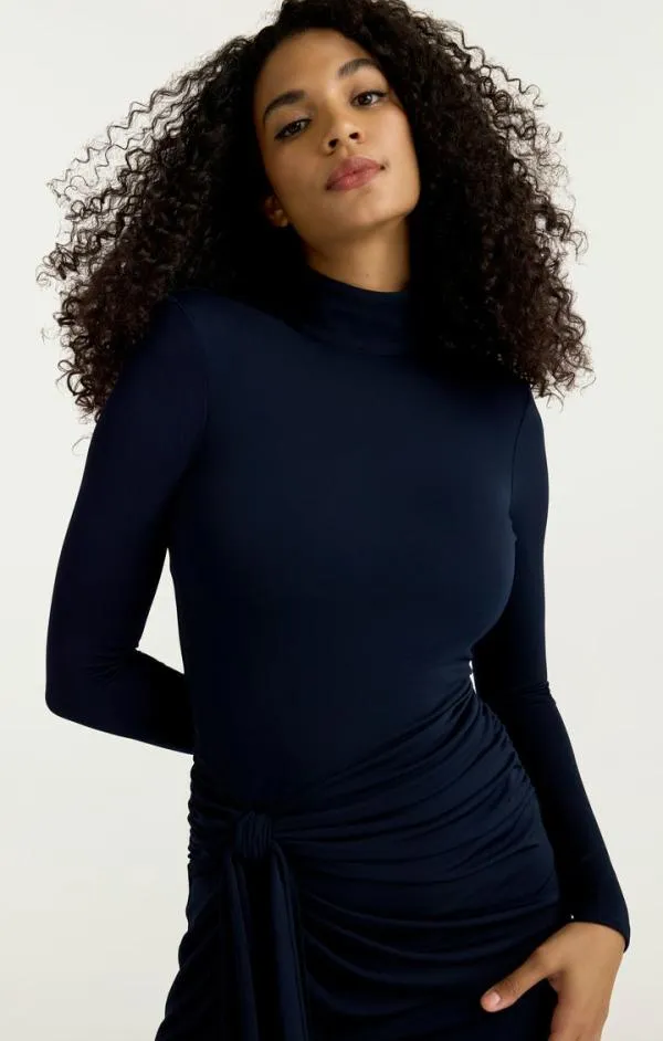 Cinq Sept Johnson Dress Navy Women Midi