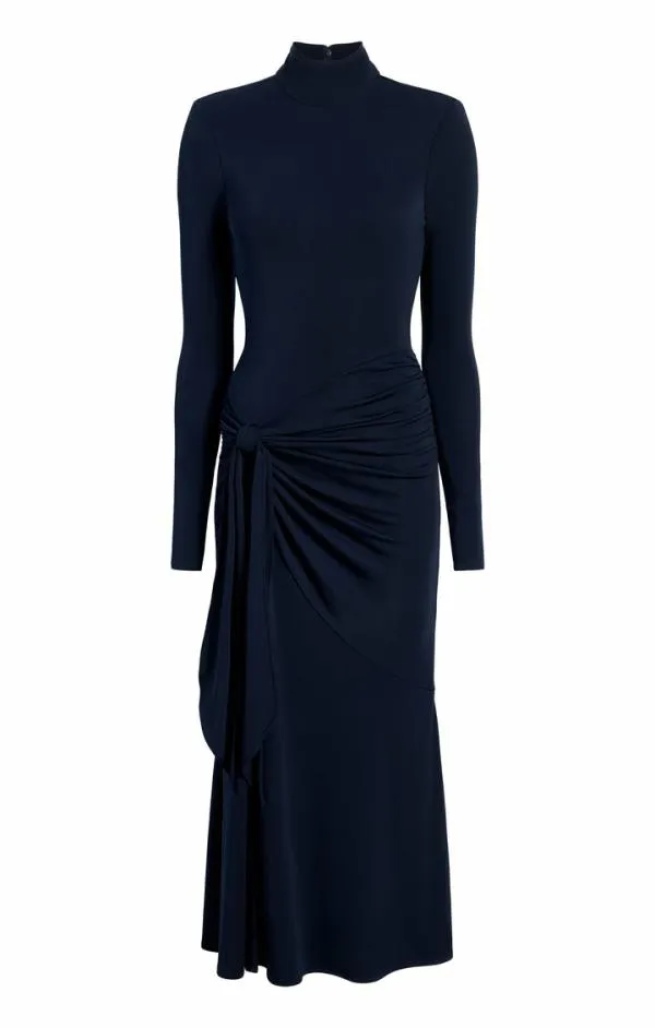 Cinq Sept Johnson Dress Navy Women Midi