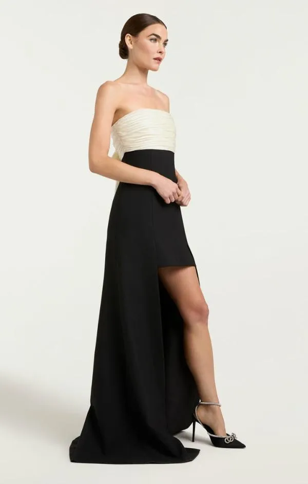Cinq Sept Lorella Gown Blackivory Women Cocktail and Evening