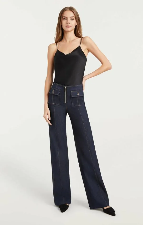 Cinq Sept Marta Cami Black Women Tank Tops and Camisoles