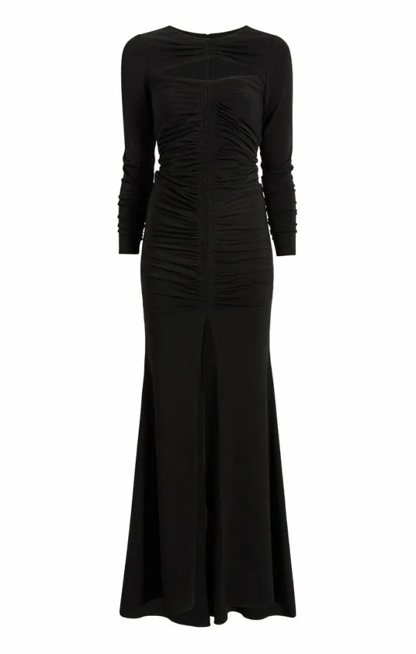Cinq Sept Perri Gown Black Women Cocktail and Evening