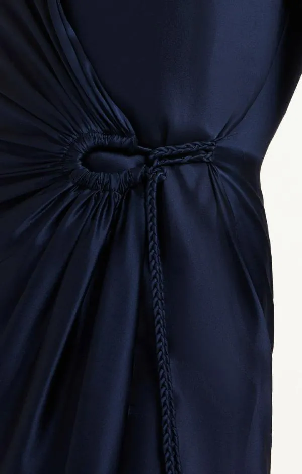 Cinq Sept Serena Dress Navy Women Midi