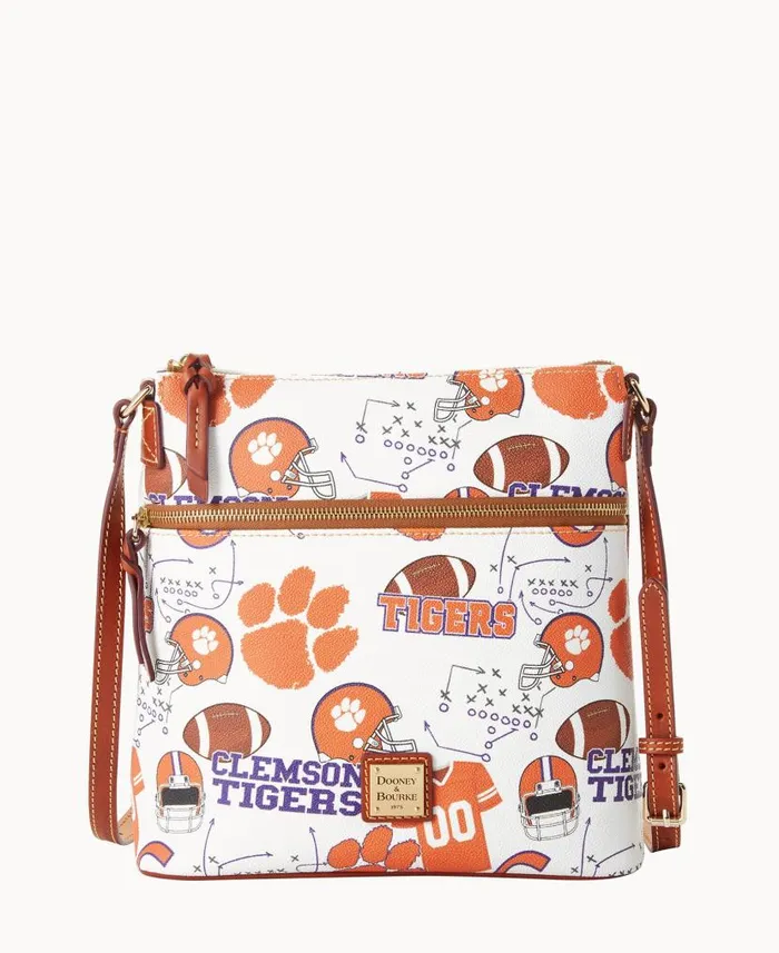 Collegiate Clemson University Crossbody Clemson Woman Dooney and Bourke Crossbodies Collegiate Clemson University Crossbody Clemson Woman Dooney and Bourke Crossbodies