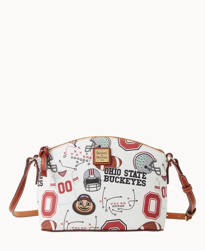 Collegiate Ohio State University Suki Crossbody Ohio State Woman Dooney and Bourke Crossbodies Collegiate Ohio State University Suki Crossbody Ohio State Woman Dooney and Bourke Crossbodies