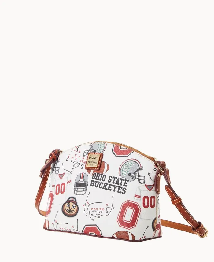 Collegiate Ohio State University Suki Crossbody Ohio State Woman Dooney and Bourke Crossbodies Collegiate Ohio State University Suki Crossbody Ohio State Woman Dooney and Bourke Crossbodies