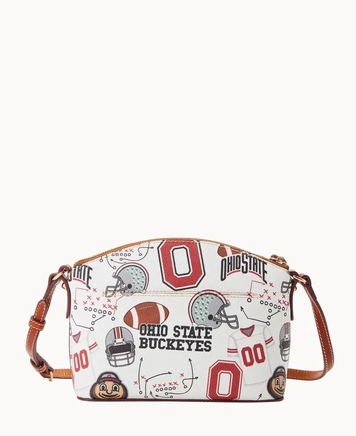 Collegiate Ohio State University Suki Crossbody Ohio State Woman Dooney and Bourke Crossbodies Collegiate Ohio State University Suki Crossbody Ohio State Woman Dooney and Bourke Crossbodies