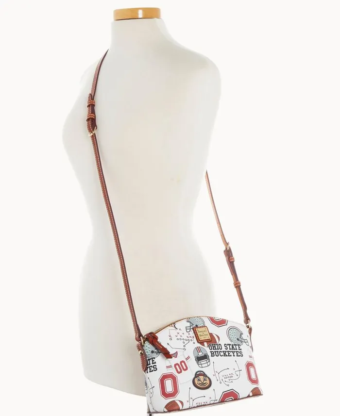 Collegiate Ohio State University Suki Crossbody Ohio State Woman Dooney and Bourke Crossbodies Collegiate Ohio State University Suki Crossbody Ohio State Woman Dooney and Bourke Crossbodies
