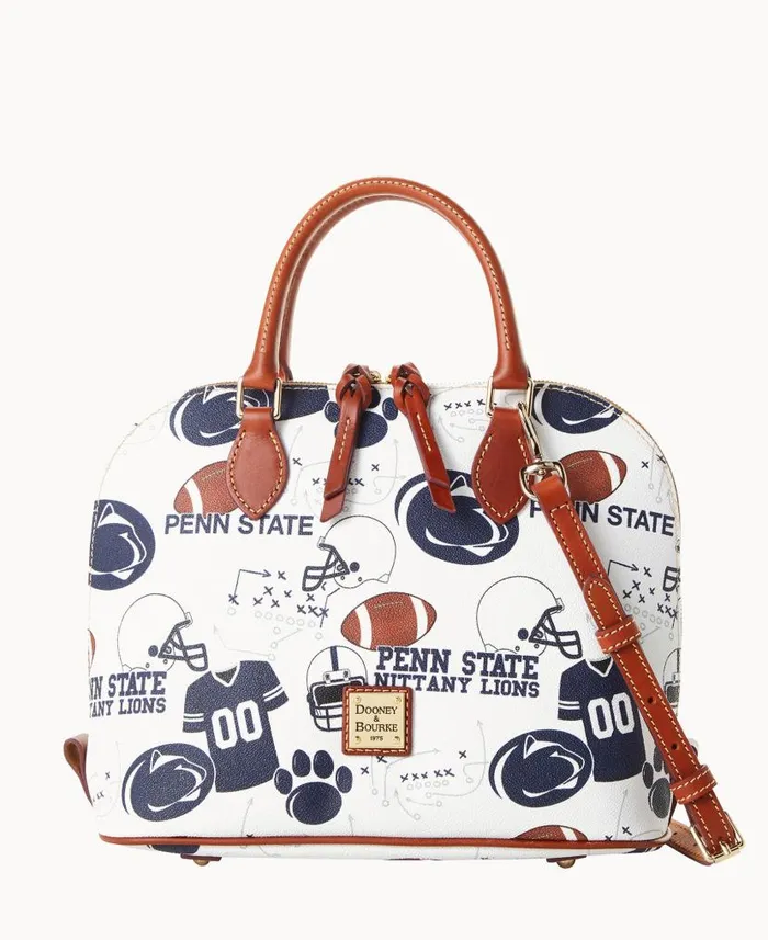 Collegiate Penn State University Zip Zip Satchel Penn State Woman Dooney and Bourke Satchels Collegiate Penn State University Zip Zip Satchel Penn State Woman Dooney and Bourke Satchels