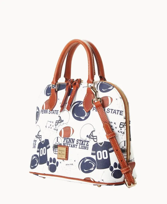 Collegiate Penn State University Zip Zip Satchel Penn State Woman Dooney and Bourke Satchels Collegiate Penn State University Zip Zip Satchel Penn State Woman Dooney and Bourke Satchels