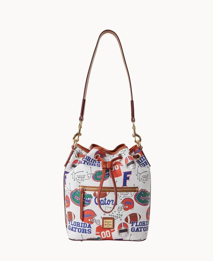 Collegiate University Of Florida Drawstring U Of Florida Woman Dooney and Bourke Shoulder Bags