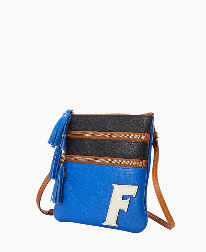 Collegiate University Of Florida Triple Zip Crossbody University Of Florida Woman Dooney and Bourke Crossbodies Collegiate University Of Florida Triple Zip Crossbody University Of Florida Woman Dooney and Bourke Crossbodies