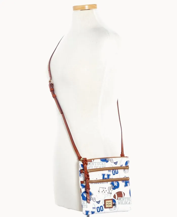 Collegiate University Of Kentucky N S Triple Zip Crossbody U Of Kentucky Woman Dooney and Bourke Crossbodies Collegiate University Of Kentucky N S Triple Zip Crossbody U Of Kentucky Woman Dooney and Bourke Crossbodies