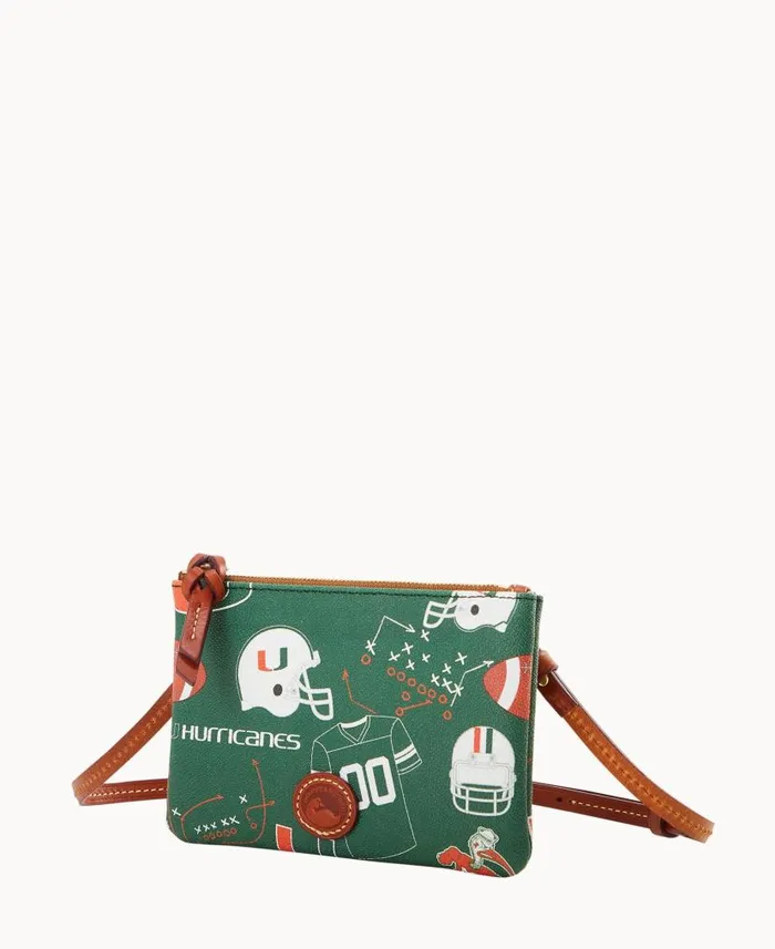 Collegiate University Of Miami Top Zip Crossbody University Of Miami Woman Dooney and Bourke Crossbodies Collegiate University Of Miami Top Zip Crossbody University Of Miami Woman Dooney and Bourke Crossbodies