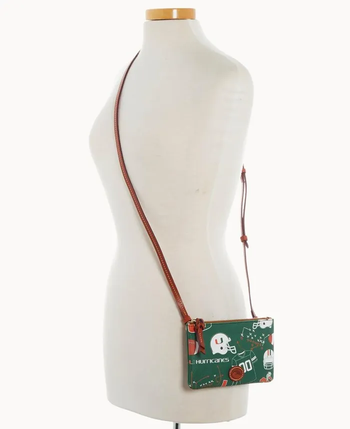 Collegiate University Of Miami Top Zip Crossbody University Of Miami Woman Dooney and Bourke Crossbodies Collegiate University Of Miami Top Zip Crossbody University Of Miami Woman Dooney and Bourke Crossbodies