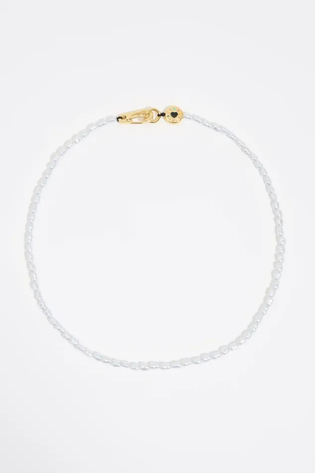 Collier Logo Et Perles Pearl Women Bimba Y Lola Jewelry