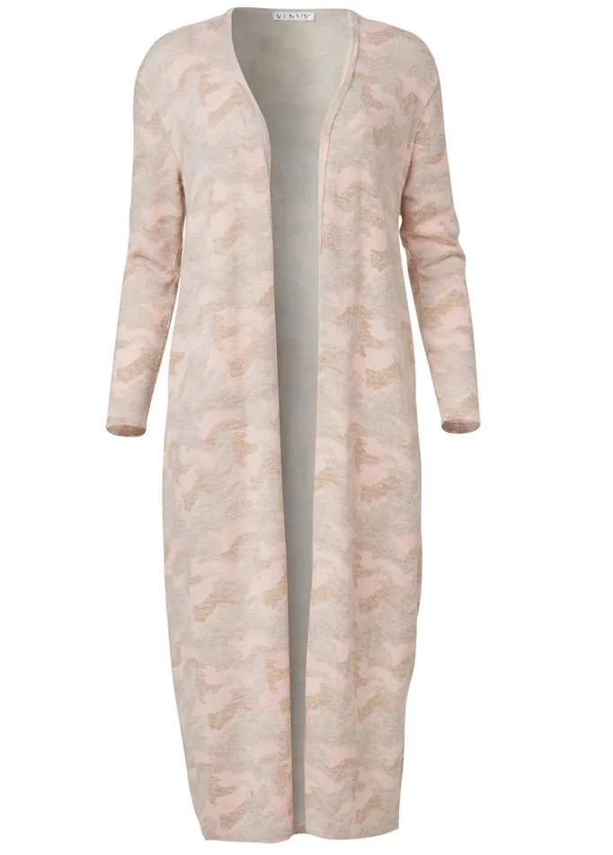 COZY HACCI DUSTER Pink Multi Women VENUS Cozy Loungewear