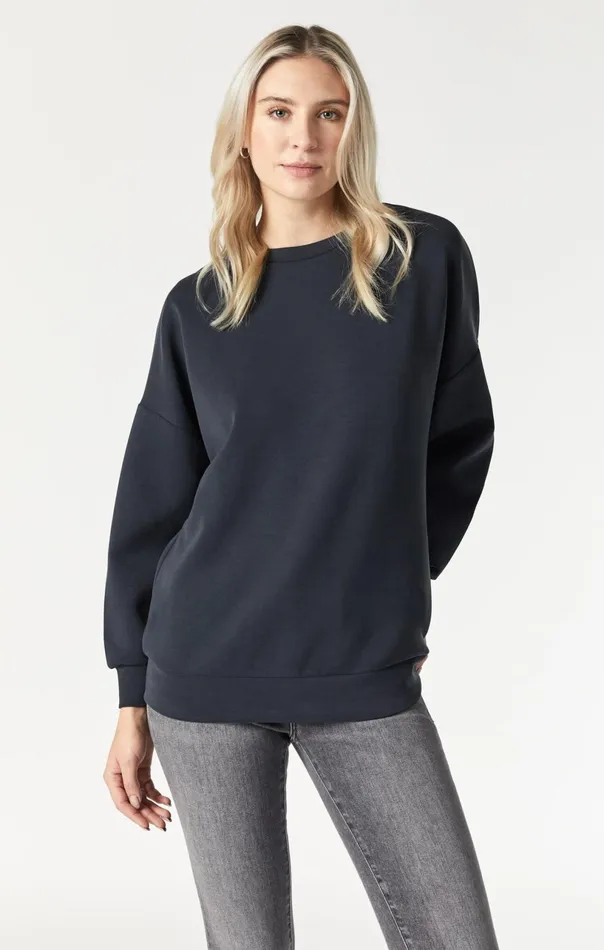 Crewneck Sweatshirt In Black Women Mavi Jeans Loungewear