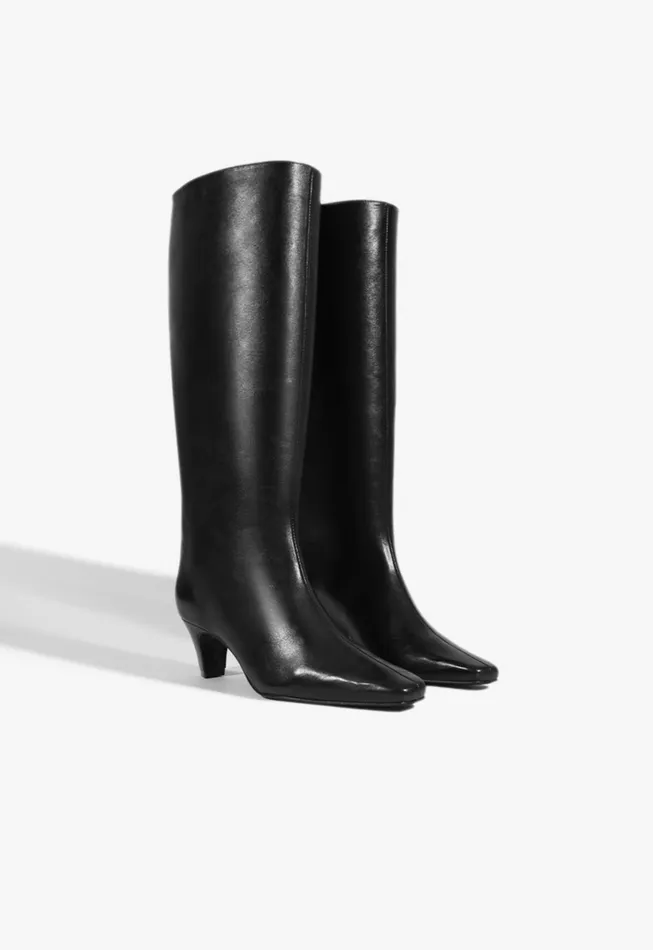 Dellia Up Boot Black Women Schutz Shoes Boots