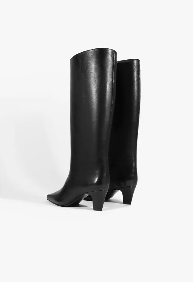 Dellia Up Boot Black Women Schutz Shoes Boots