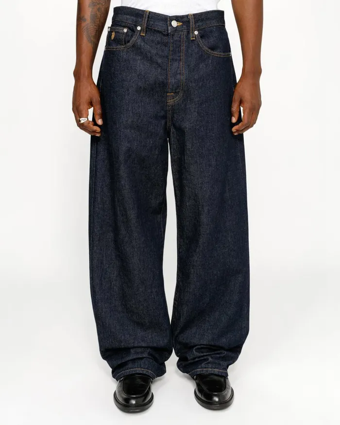 Denim MenWomen Stussy RELAXED JEAN DENIM Rinsed Indigo Denim MenWomen Stussy RELAXED JEAN DENIM Rinsed Indigo