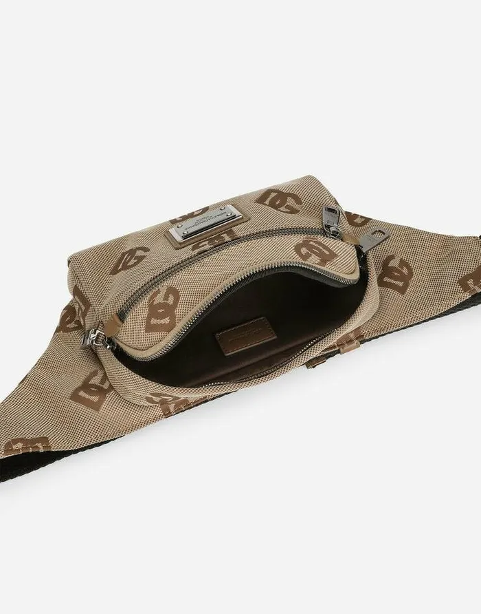 Dolce and Gabbana Backpacks And Fanny Packs Men Small Cordura Belt Bag Brown Dolce and Gabbana Backpacks And Fanny Packs Men Small Cordura Belt Bag Brown