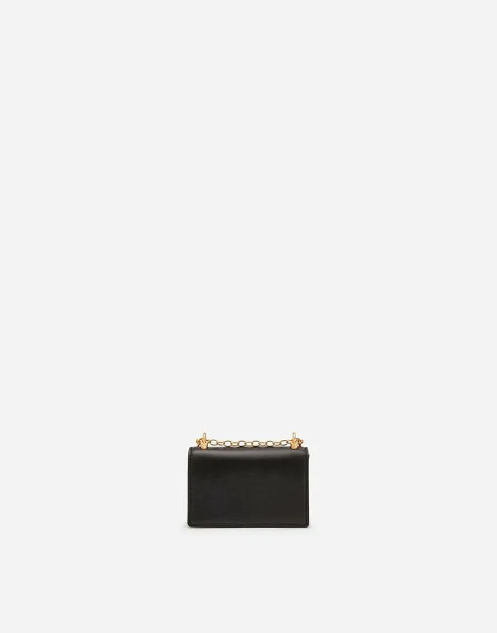 Dolce and Gabbana Clutches Mini And Micro Bags Women DG Girls Micro Bag In Plain Calfskin Black Dolce and Gabbana Clutches Mini And Micro Bags Women DG Girls Micro Bag In Plain Calfskin Black