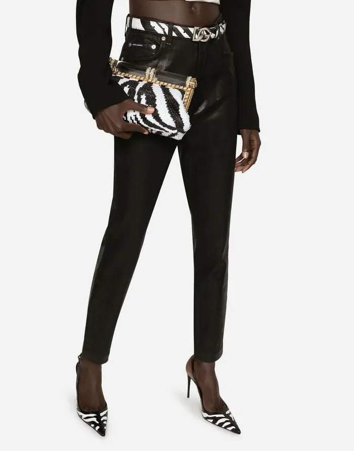 Dolce and Gabbana Clutches Mini And Micro Bags Women Sequined Zebradesign Bag Multicolor Dolce and Gabbana Clutches Mini And Micro Bags Women Sequined Zebradesign Bag Multicolor