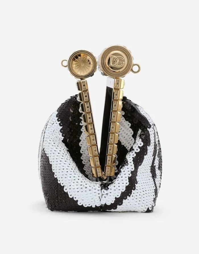Dolce and Gabbana Clutches Mini And Micro Bags Women Sequined Zebradesign Bag Multicolor Dolce and Gabbana Clutches Mini And Micro Bags Women Sequined Zebradesign Bag Multicolor
