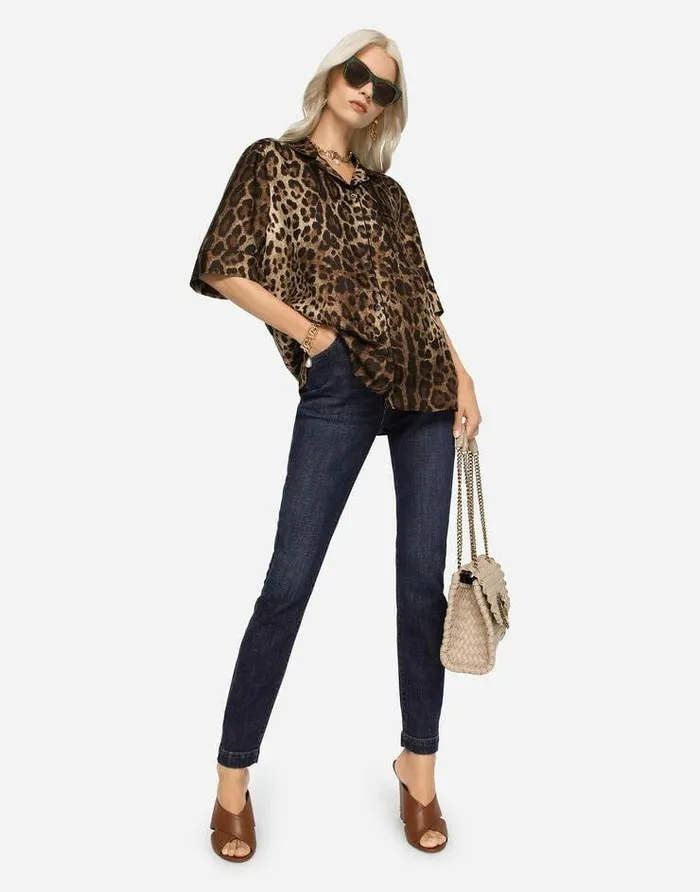 Dolce and Gabbana Denim Women Deep Blue Denim Audrey Jeans Multicolor Dolce and Gabbana Denim Women Deep Blue Denim Audrey Jeans Multicolor