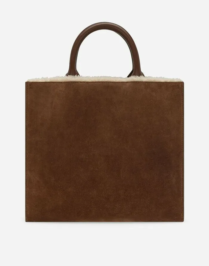 Dolce and Gabbana Handbags Women Small DG Daily Shopper Brown Dolce and Gabbana Handbags Women Small DG Daily Shopper Brown