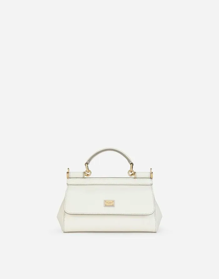 Dolce and Gabbana Handbags Women Small Sicily Handbag White