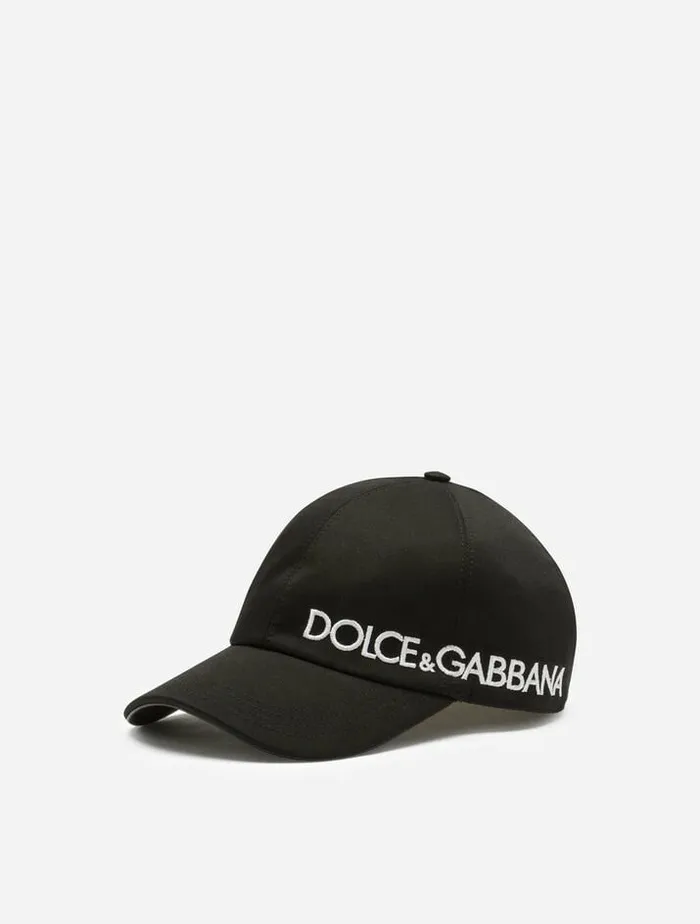 Dolce and Gabbana Hats And Gloves Men DolceandGabbana Baseball Cap With Embroidery Black Dolce and Gabbana Hats And Gloves Men DolceandGabbana Baseball Cap With Embroidery Black