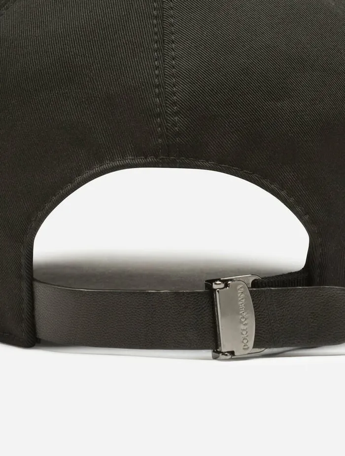 Dolce and Gabbana Hats And Gloves Men DolceandGabbana Baseball Cap With Embroidery Black Dolce and Gabbana Hats And Gloves Men DolceandGabbana Baseball Cap With Embroidery Black
