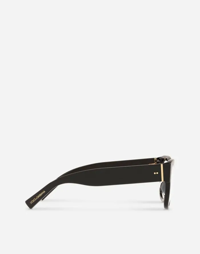 Dolce and Gabbana Icons Men Domenico Sunglasses Black Dolce and Gabbana Icons Men Domenico Sunglasses Black