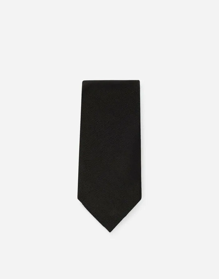Dolce and Gabbana Scarves And Silks Women KIM DOLCEandGABBANA Silk Tie Black Dolce and Gabbana Scarves And Silks Women KIM DOLCEandGABBANA Silk Tie Black